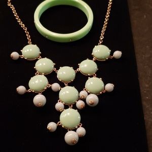 J. Crew necklace and bracelet set